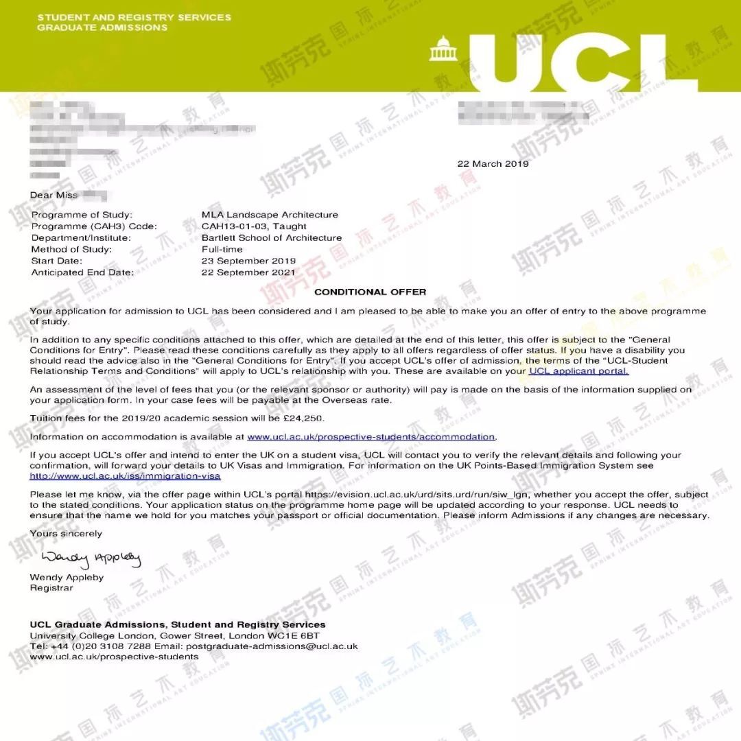 艺术留学,offer播报,美国艺术留学,英国艺术留学