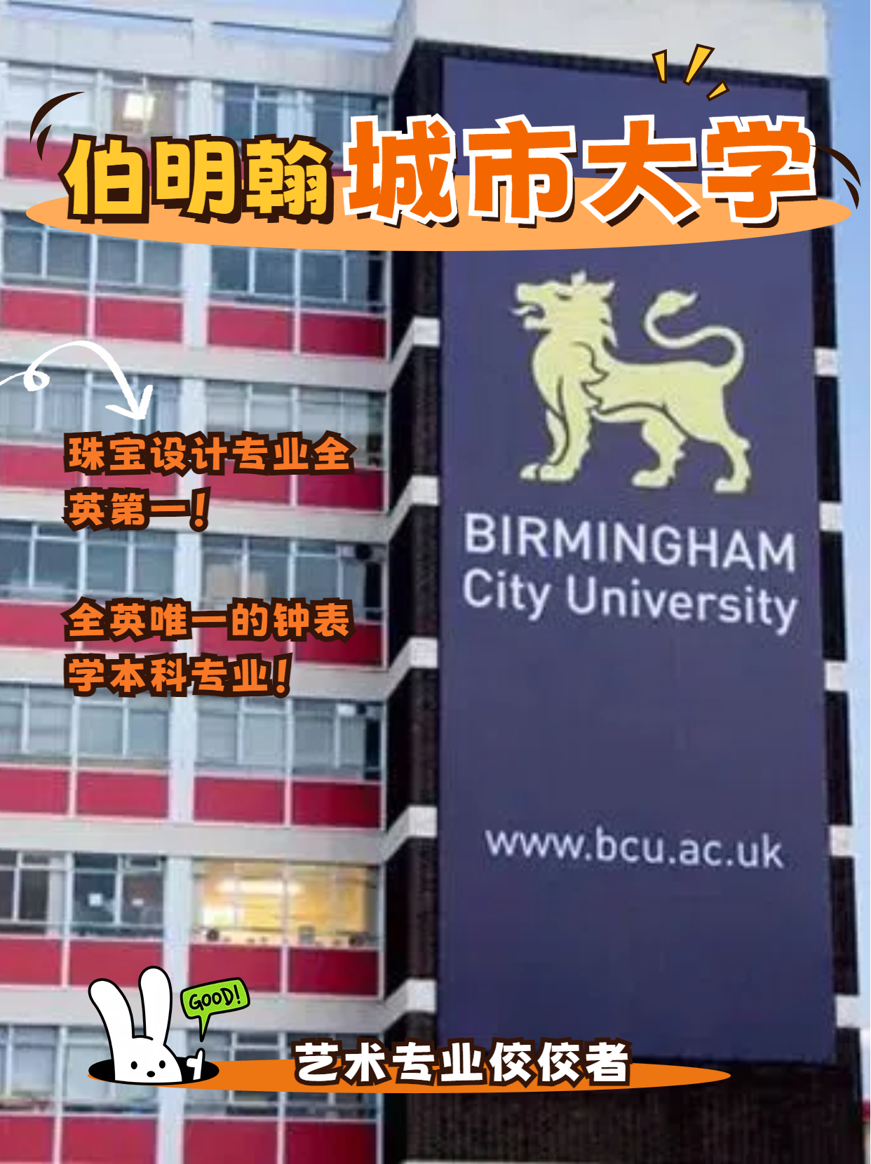 BCU伯明翰城市大学艺术专业费用及申请要求