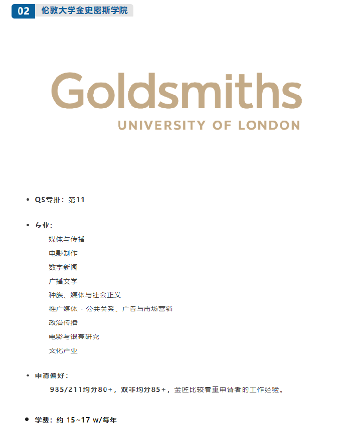传媒大学英国硕士