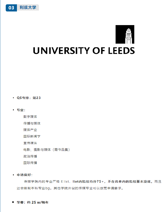 传媒大学英国硕士