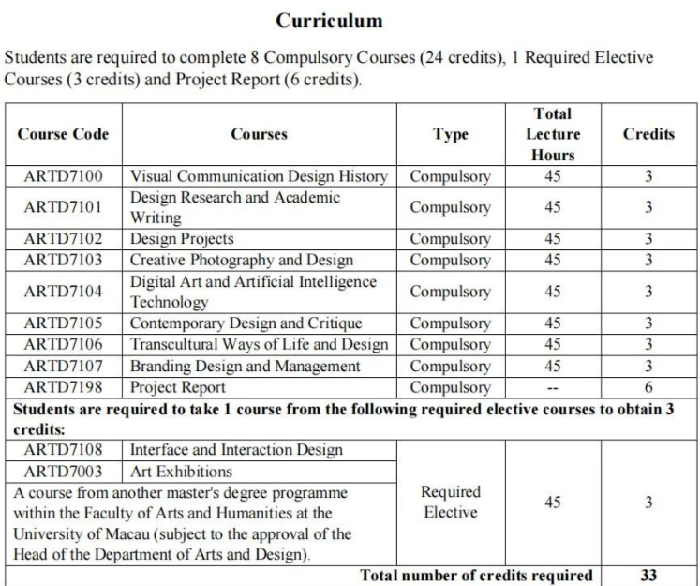 澳门大学设计专业